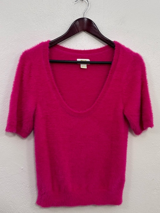 Anthropologie Sweaters - Anthropologie Maeve Scoop Neck Eyelash Sweater Tee Size Small